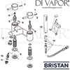 Bristan Prism Bath Shower Mixer 8 Litre Flow Limit Spares